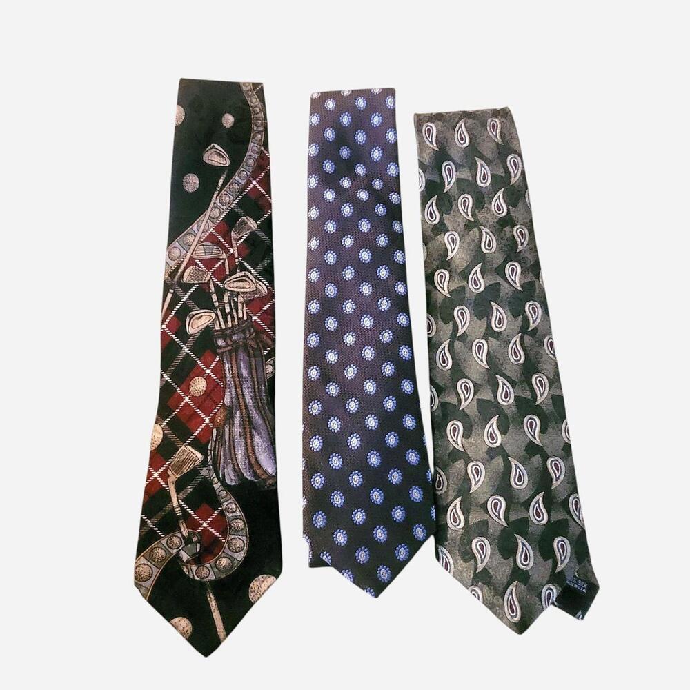 Italian paisley peacock tie bundle